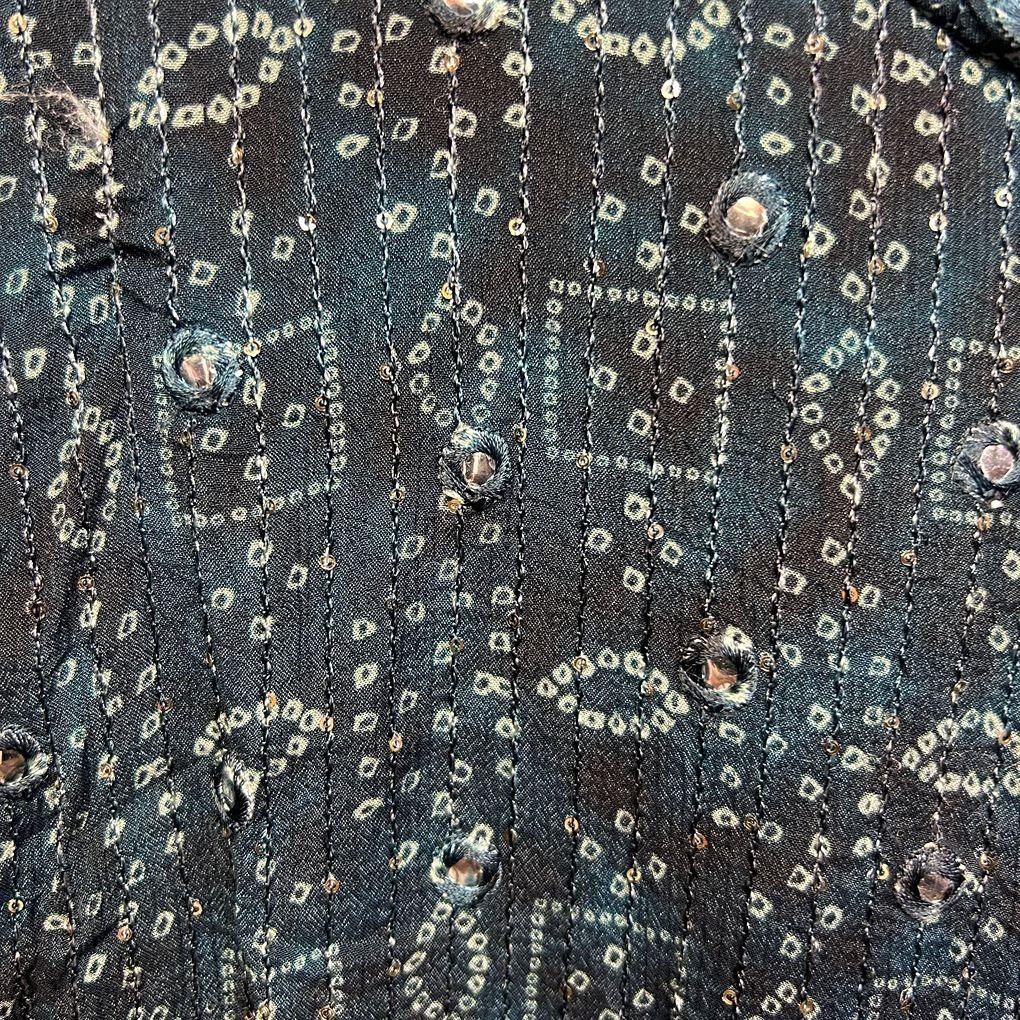 Virtuelle Teal Sequin Top - Size 24