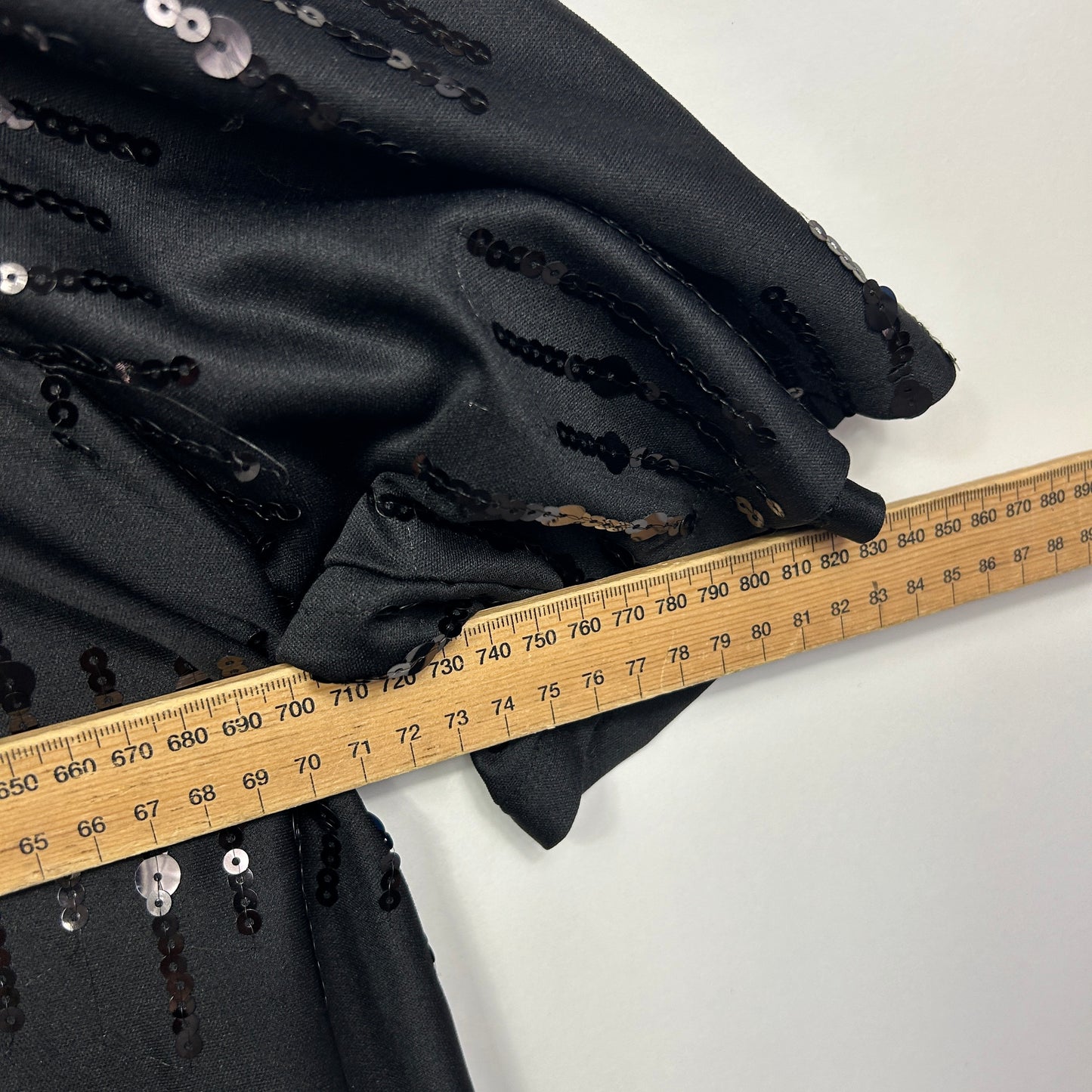 Taking Shape Black Sequin Embellished Top - Size 22/XL