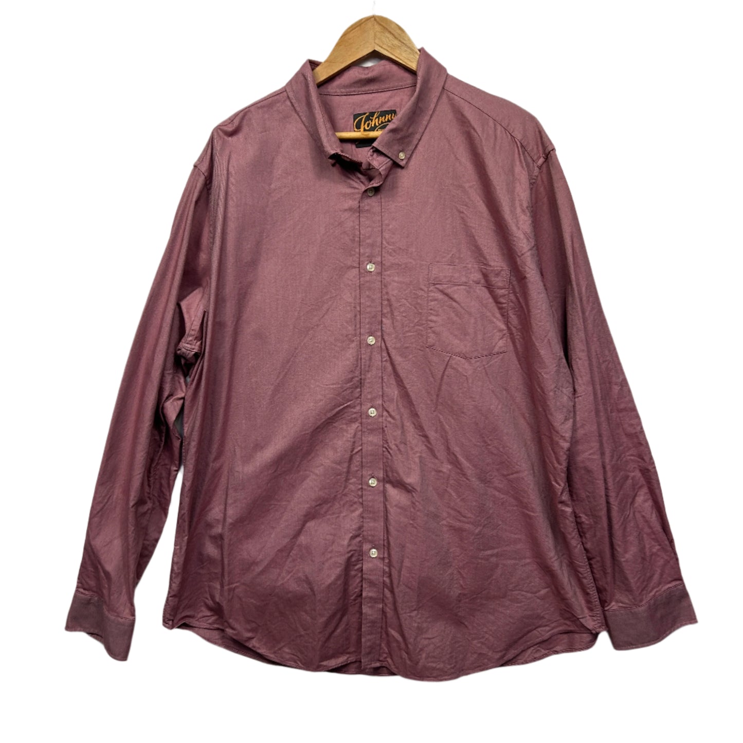 Johnny Bigg Shirt Size 3XL Pink Long Sleeve