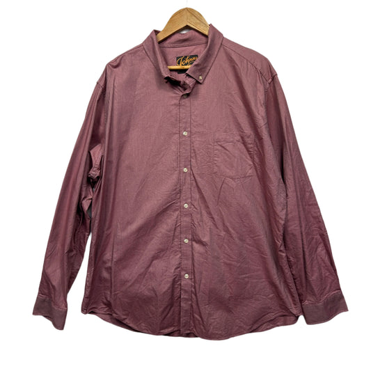 Johnny Bigg Shirt Size 3XL Pink Long Sleeve