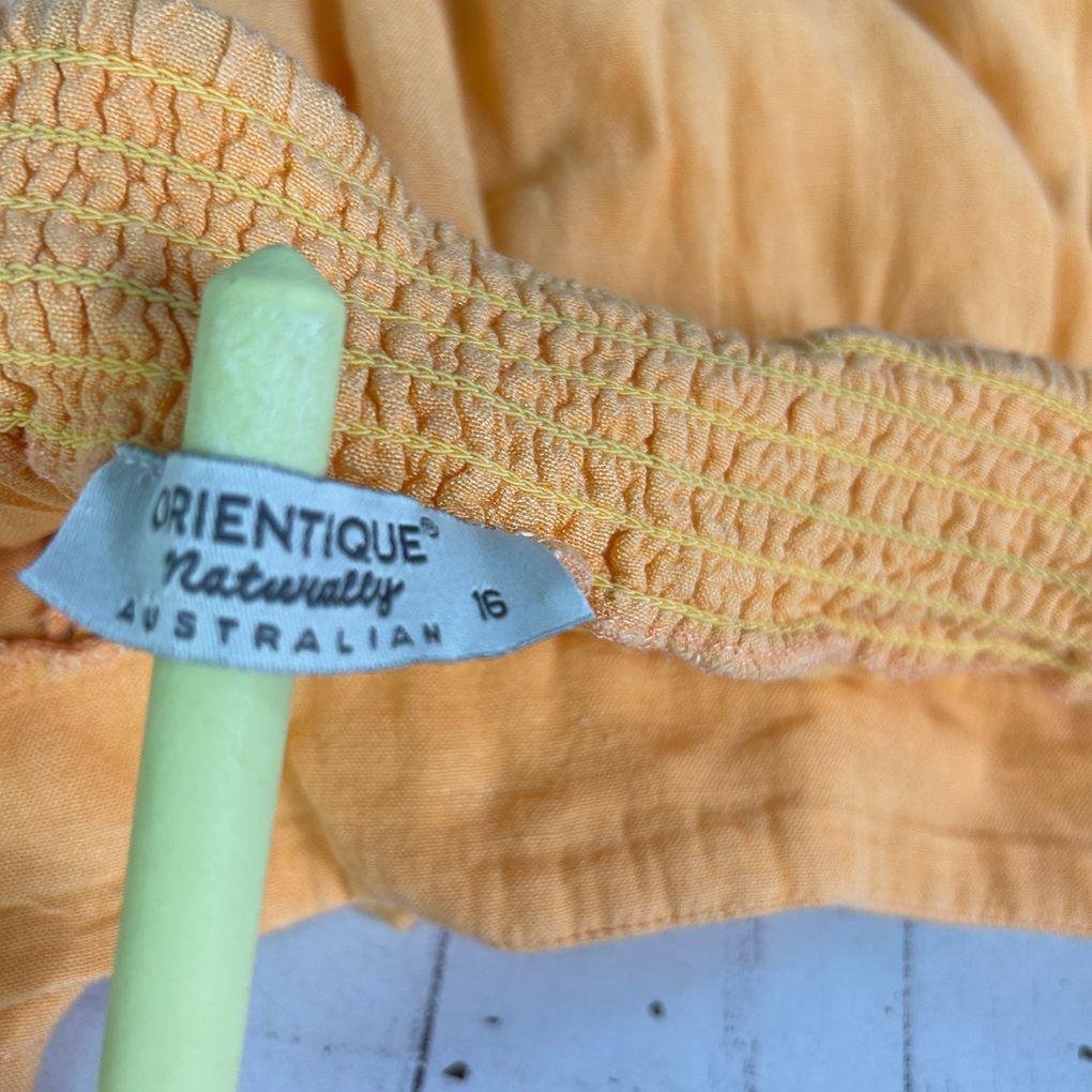 Orientique Orange Pants - Size 16