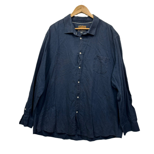 Johnny Bigg Shirt Size 5XL Navy Long Sleeve