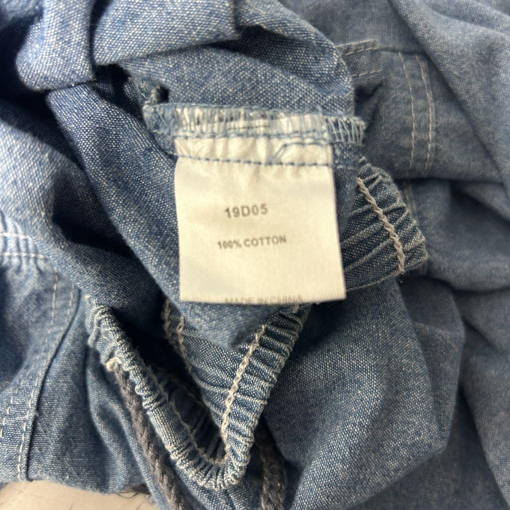 Damart Blue Cotton Pants - Size 16