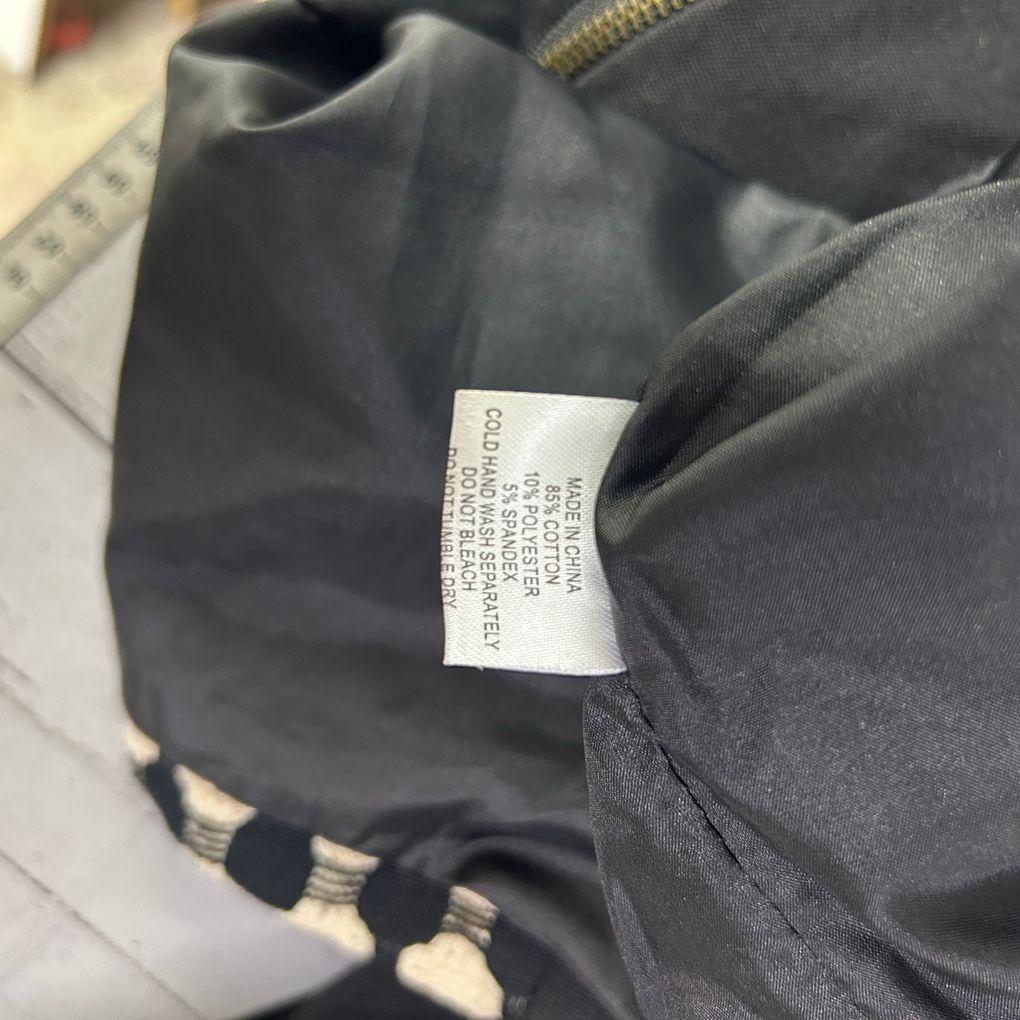 Quelque Black Cotton Jacket - Size 18
