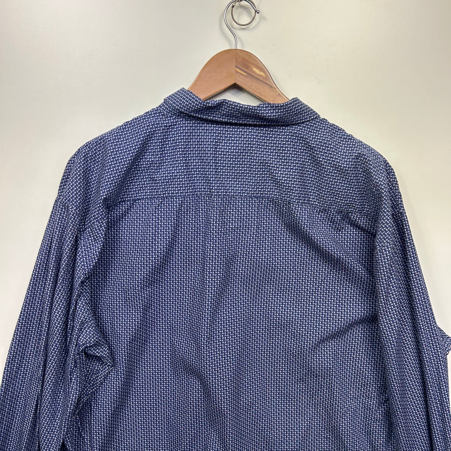 Johnny Bigg Shirt Size 5XL Blue Long Sleeve