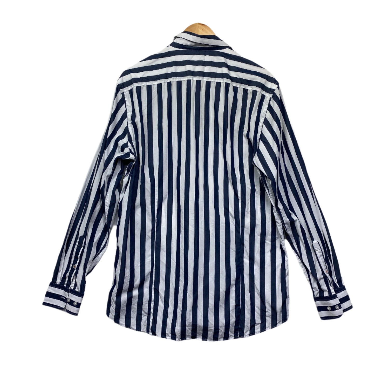 Preview Top Size Large 14 Navy White Long Sleeve Striped