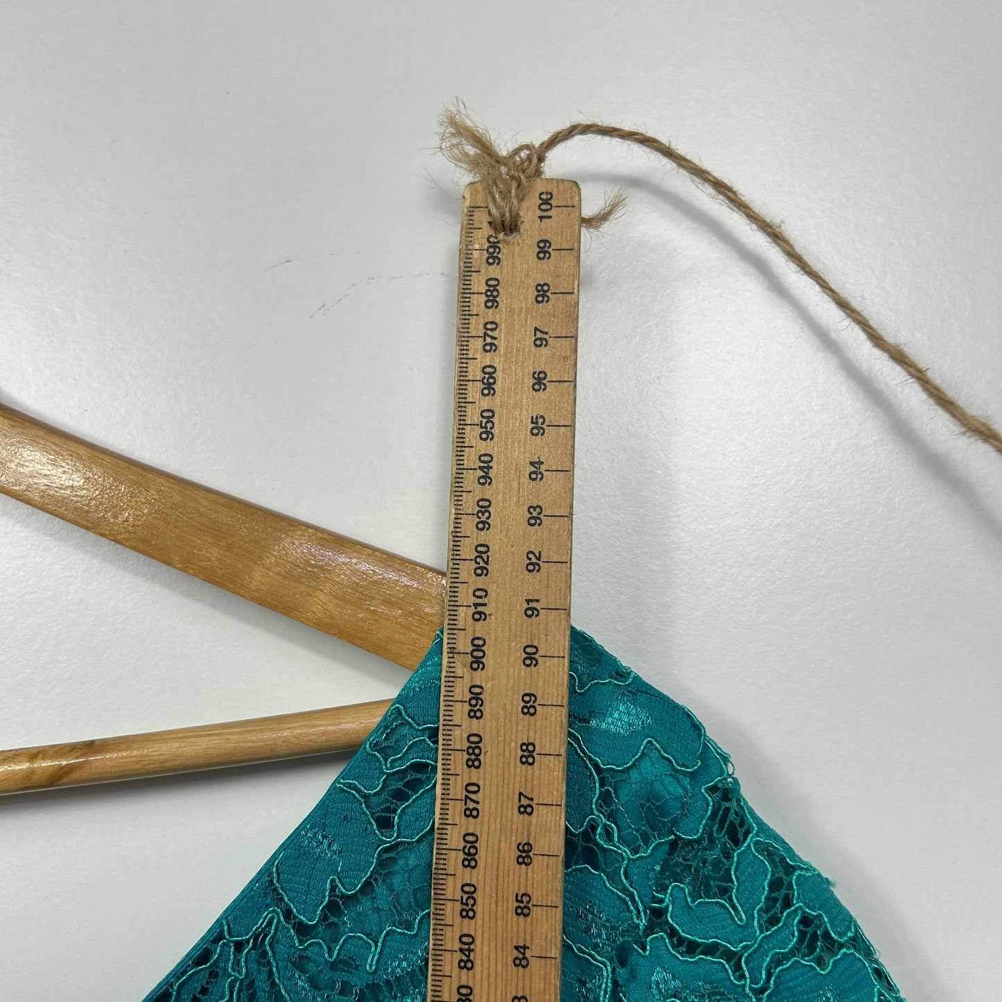 Review Teal Lace Cocktail Dress - Size 16