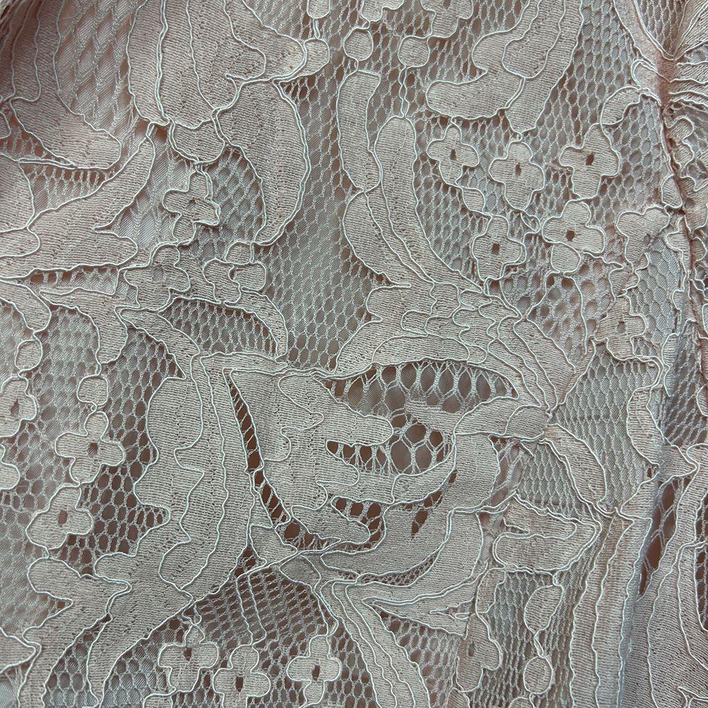 Kaleidoscope Pink Lace Cotton Jacket - Size 16/18