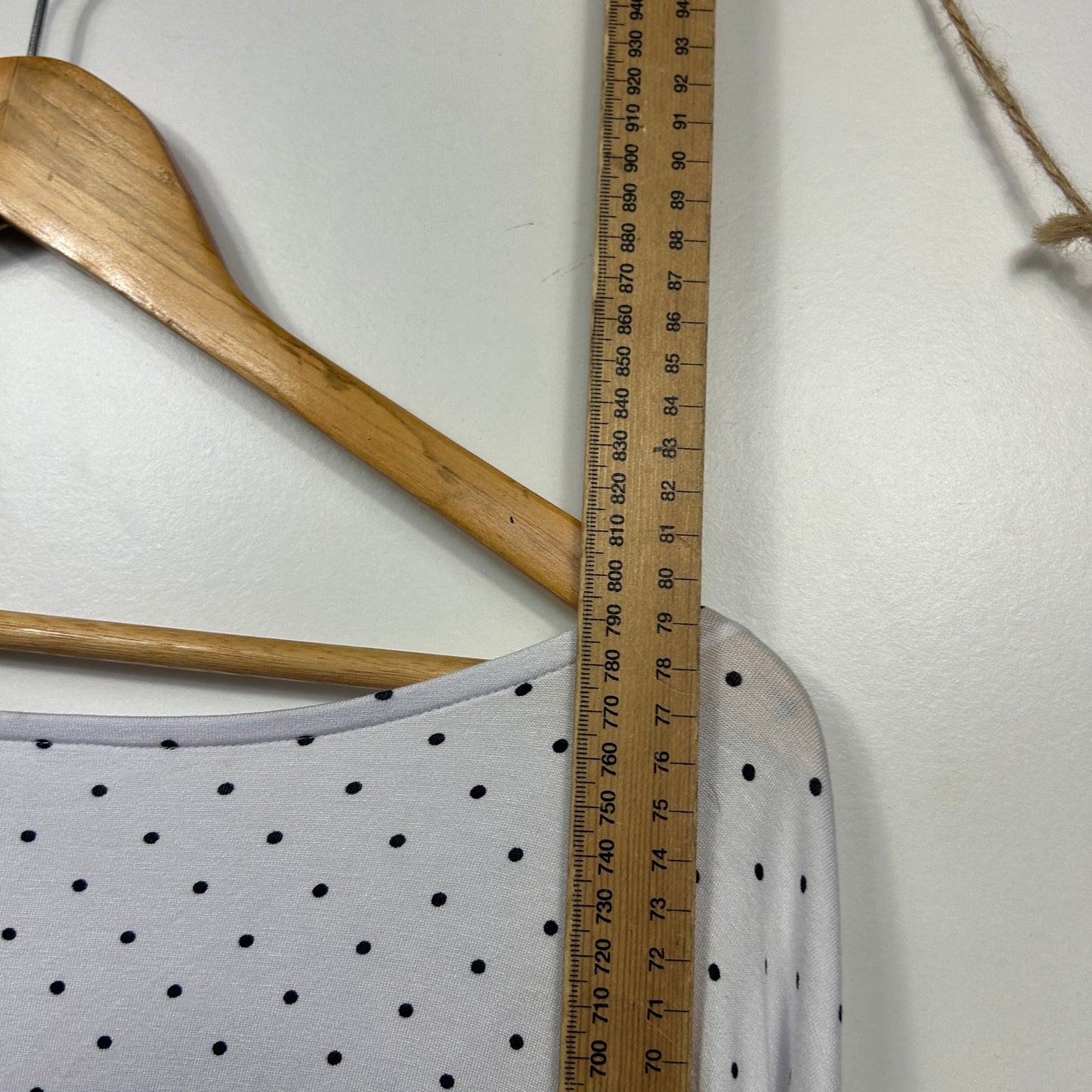 Autograph White Polka Dot Top - Size 24