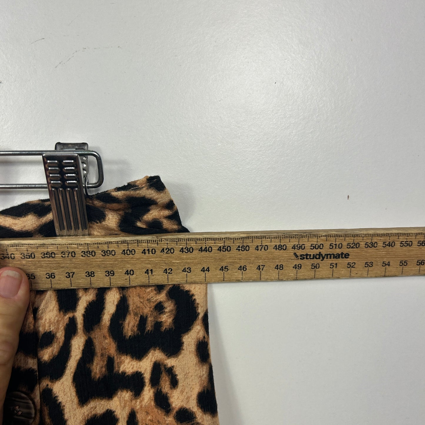 Missy Q Leopard Print Pants - Size 16