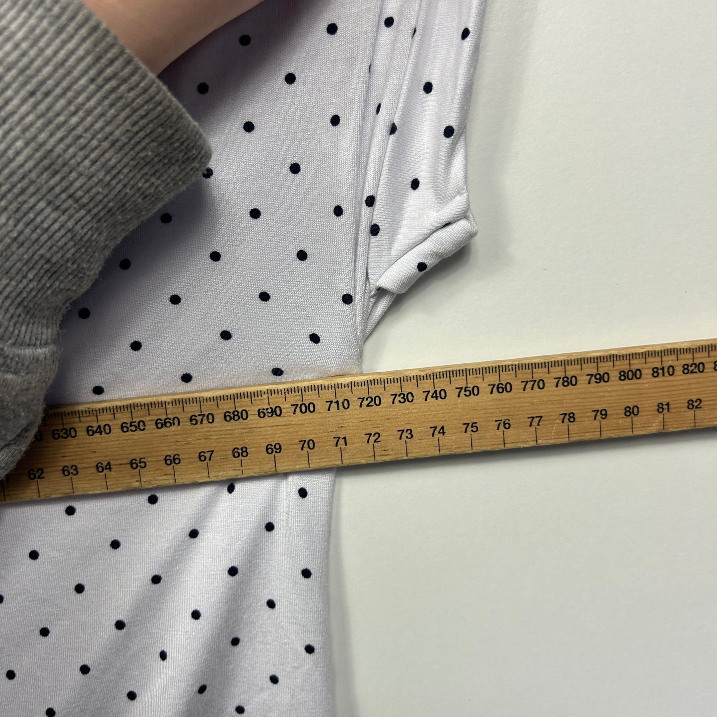 Autograph White Polka Dot Top - Size 24