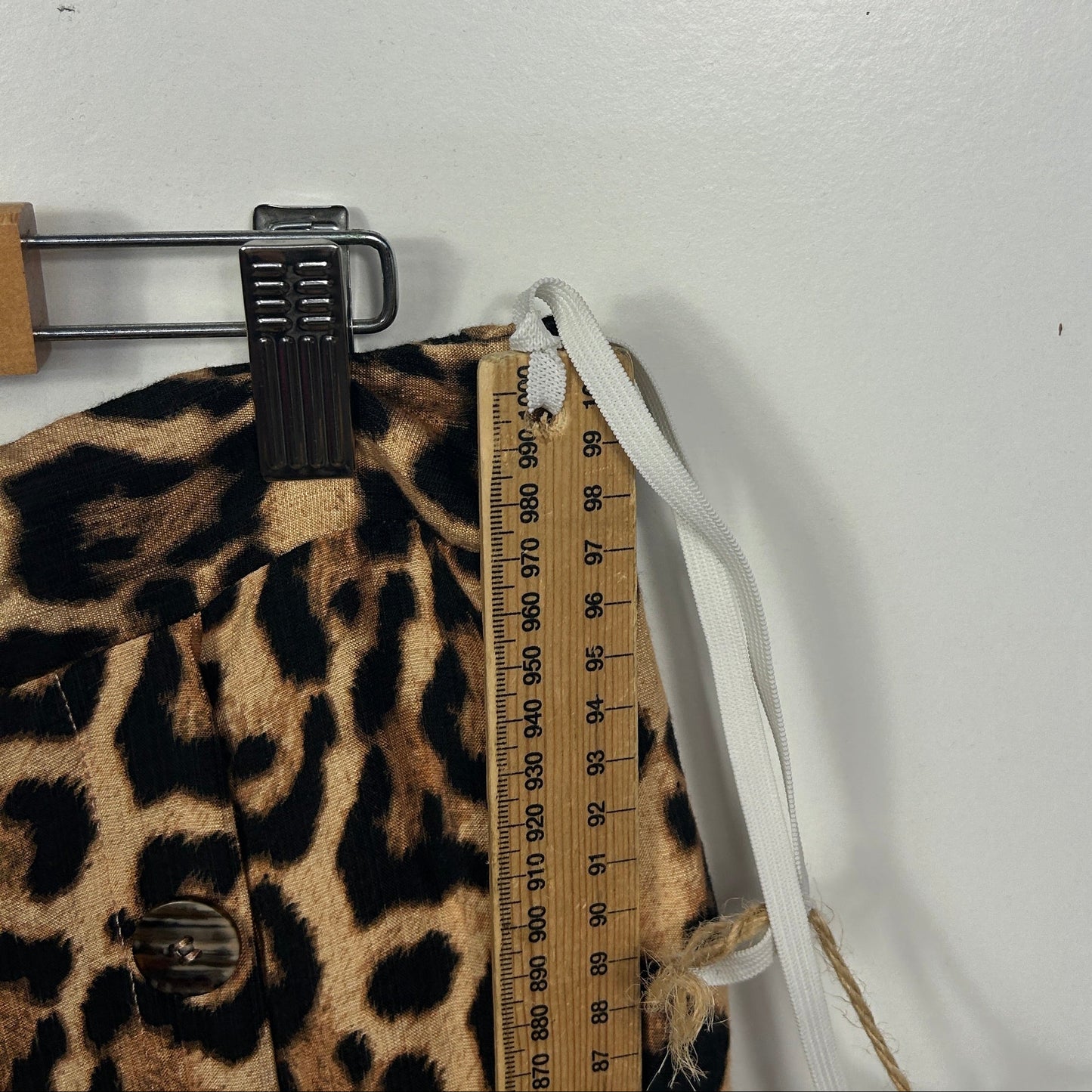 Missy Q Leopard Print Pants - Size 16