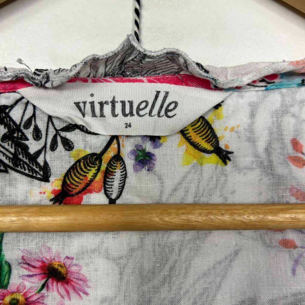 Virtuelle Multi Floral Cotton Top Size 24
