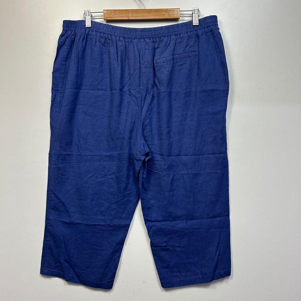 Millers Blue Linen Pants - Size 20