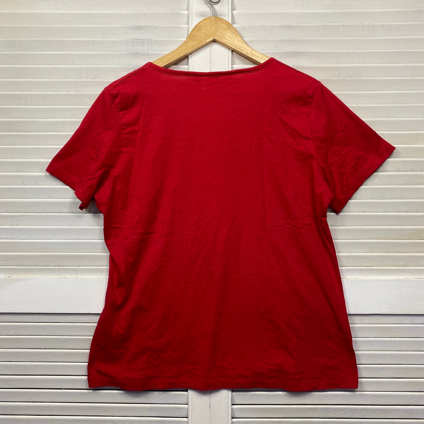 Christmas Tshirt Size 14 Red Short Sleeve Raindeer Millers