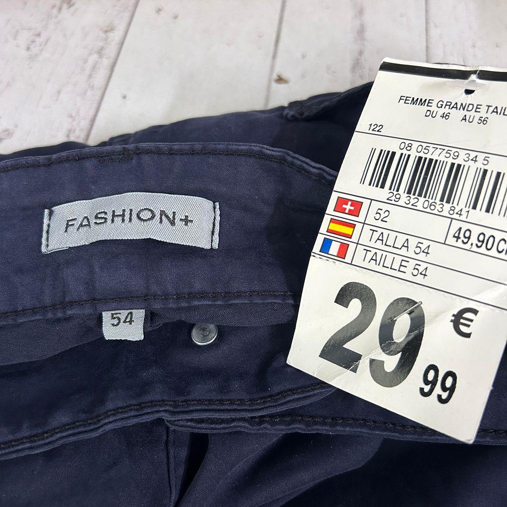 Fashion+ Navy Cotton Pants - Size 26/28