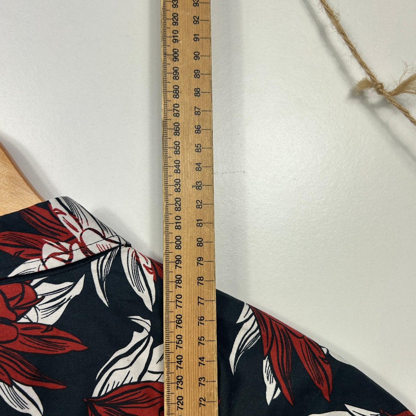 Connor Black Floral Shirt Slim Fit - Size XXL