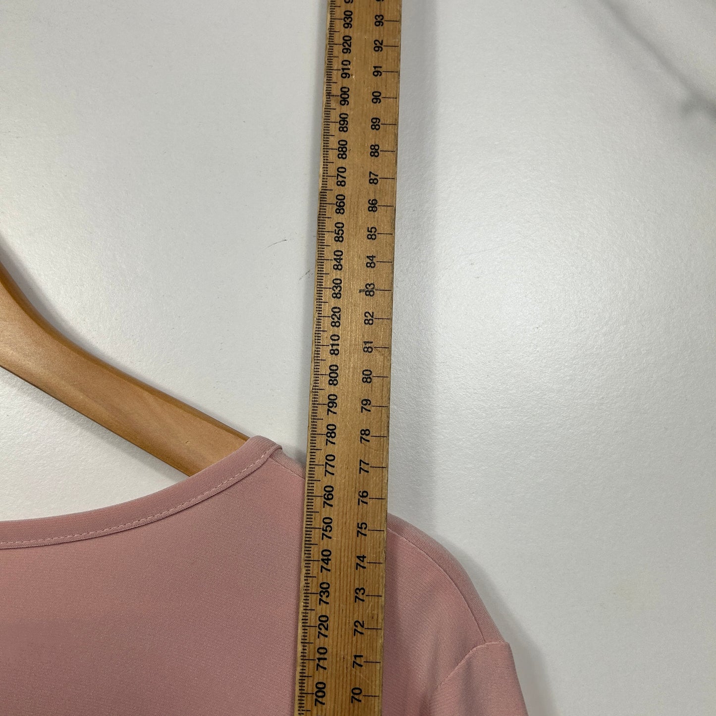 Nina Leonard Dusty Pink Asymmetric Tunic - Size XL