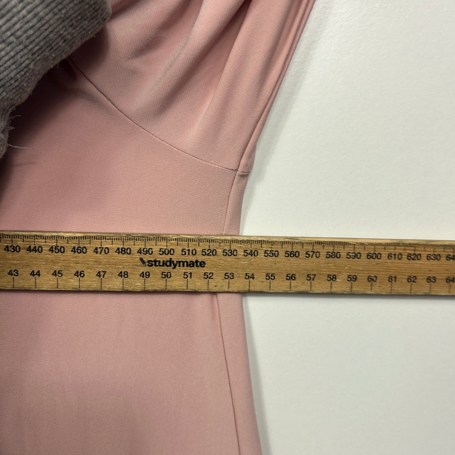 Nina Leonard Dusty Pink Asymmetric Tunic - Size XL