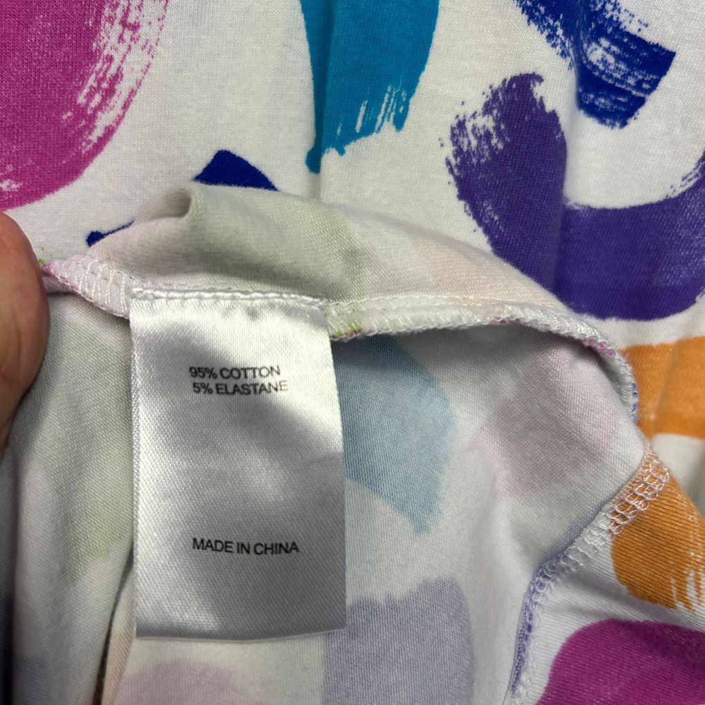 Virtuelle Multicoloured Cotton Top - SIze 14