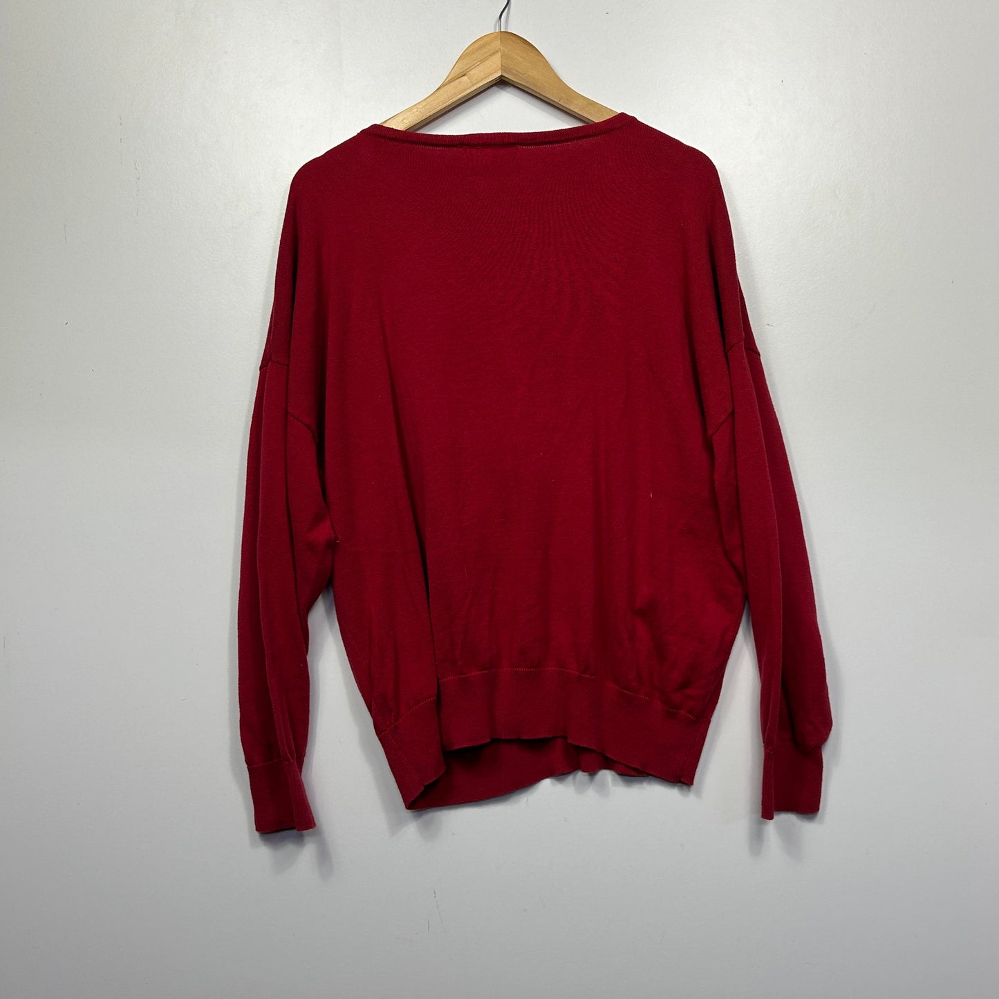 Katies Red Heart Knit Long Sleeve Jumper - Size 2XL