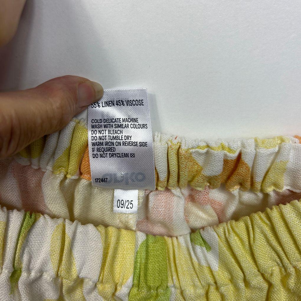 Anko Yellow Linen Cami Top - Size 16