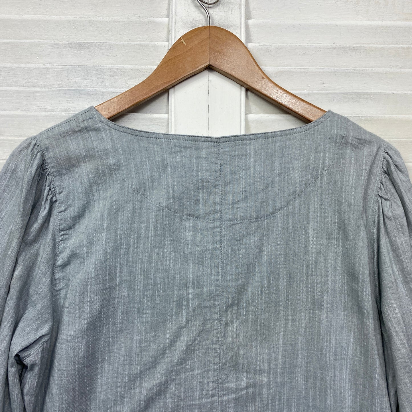 Regatta Top Size 14 Grey Long Sleeve Cotton Blend