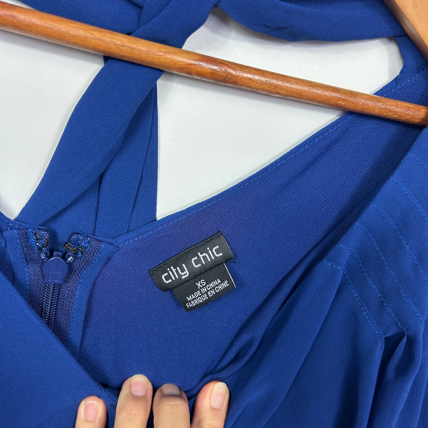 City Chic Royal Blue Cocktail Dress - Size 14/XS