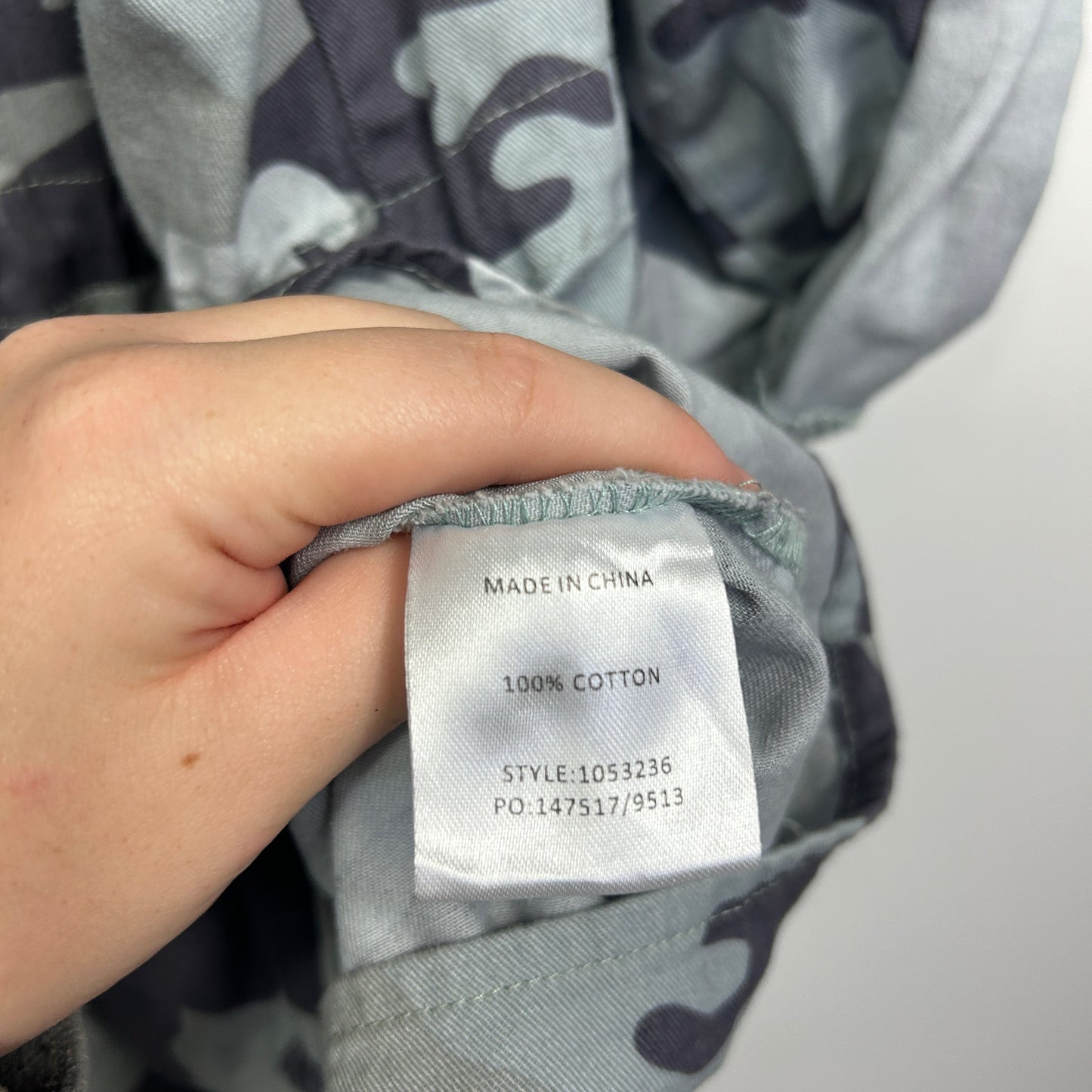 Curve Society Grey Camo Utility Jacket - Size 20