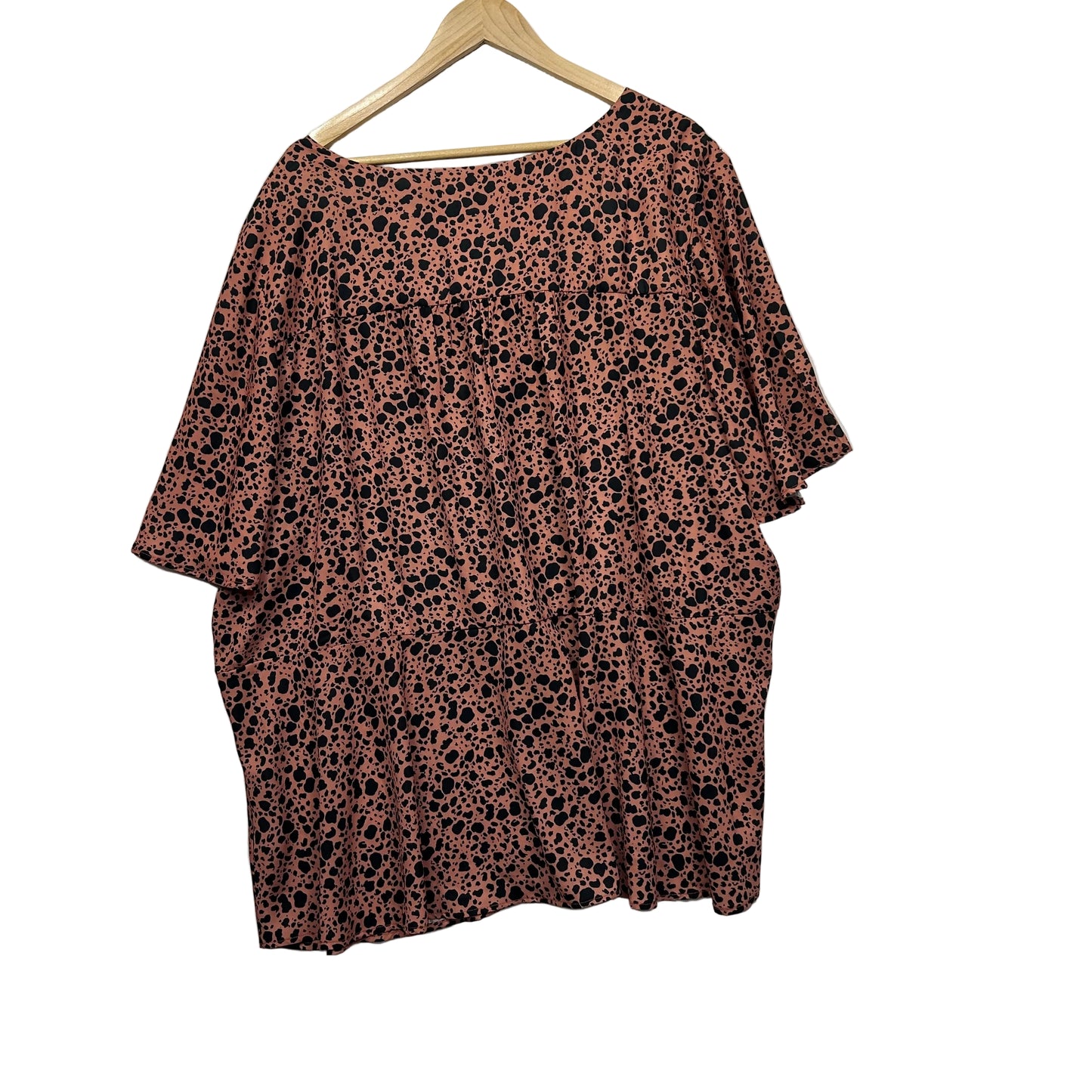 Autograph Leopard Print Top - Size 26