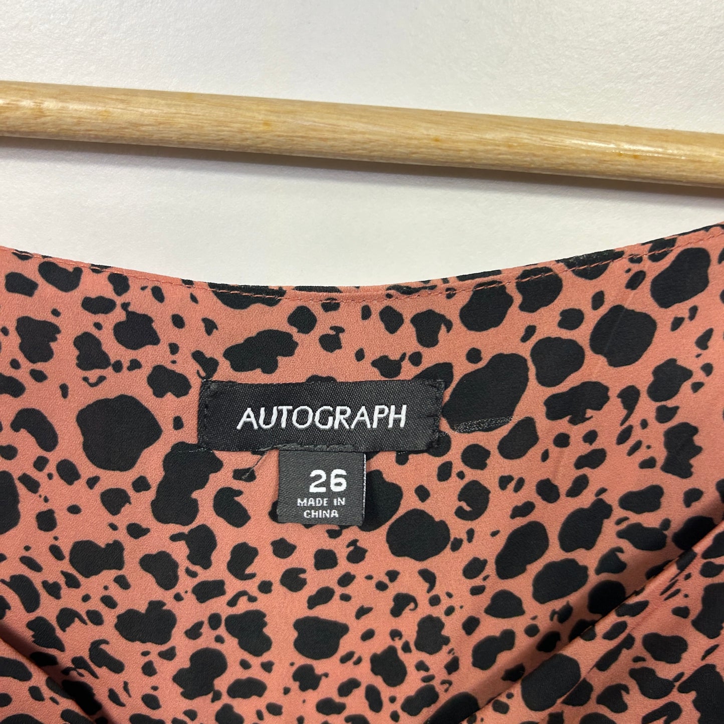 Autograph Leopard Print Top - Size 26