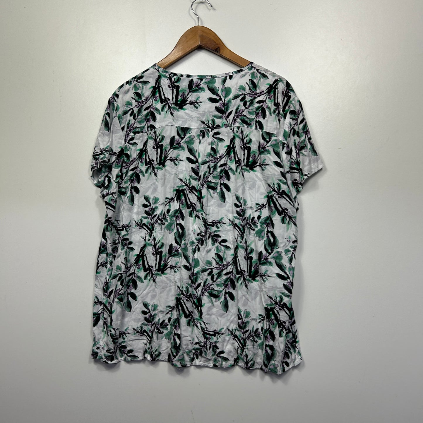 Black Pepper Multicoloured Floral Print Top - Size 20