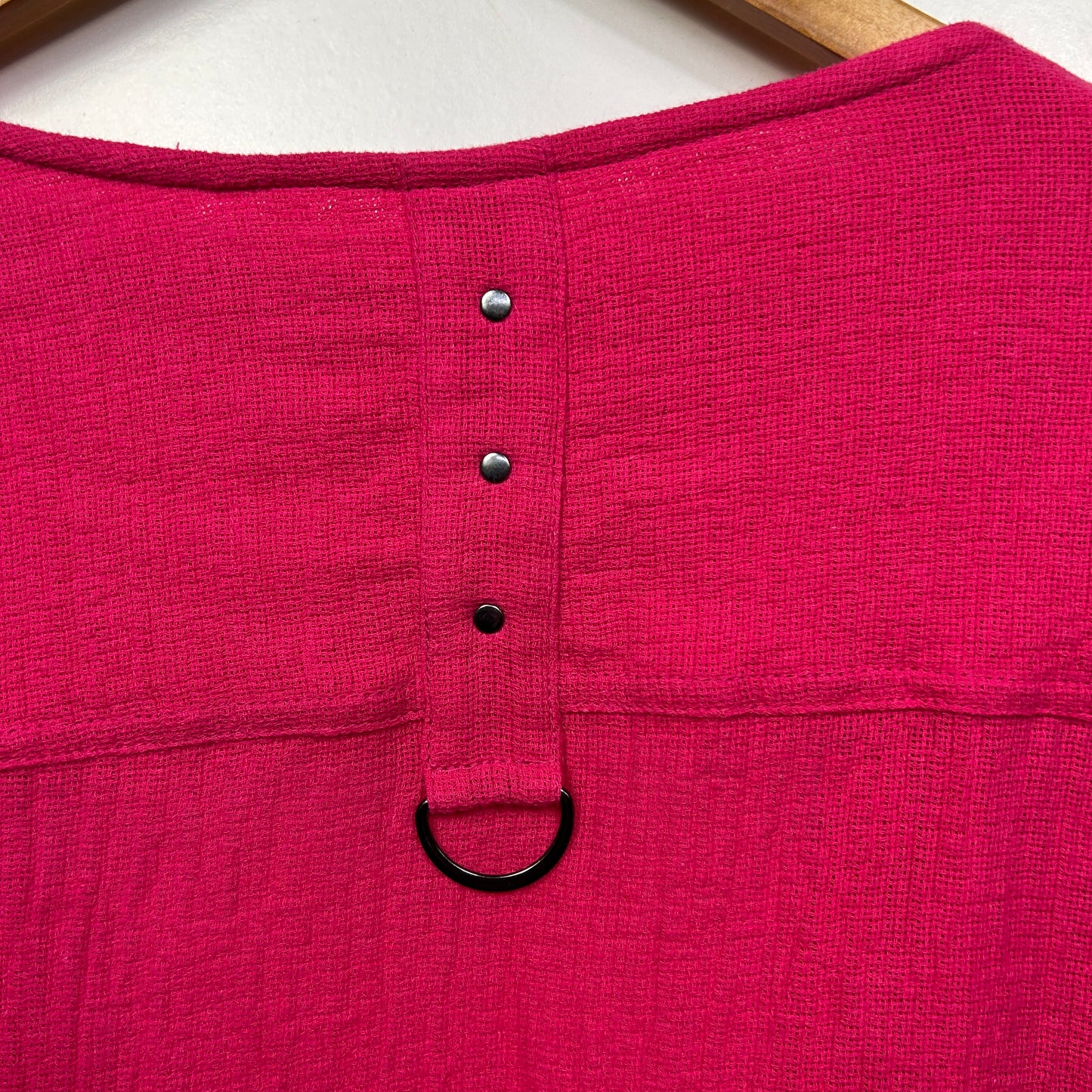 Taking Shape Hot Pink Long Sleeve Tunic Top - Size 22