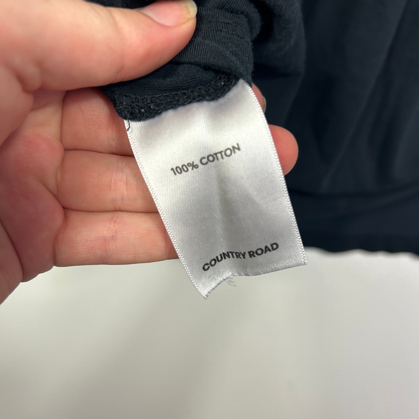 Country Road Black T-Shirt - Size L