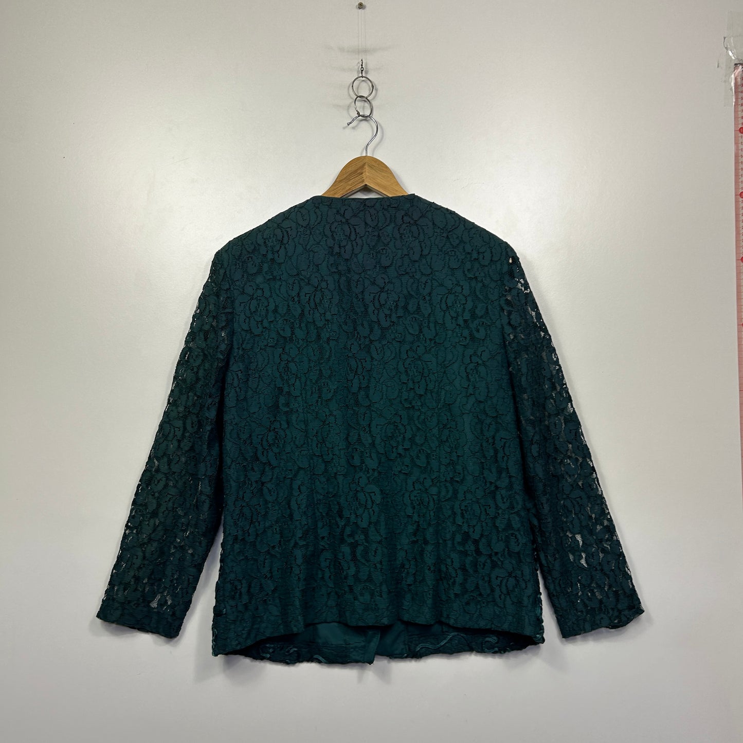 Casadei Green Lace Cocktail Blazer - Size 16