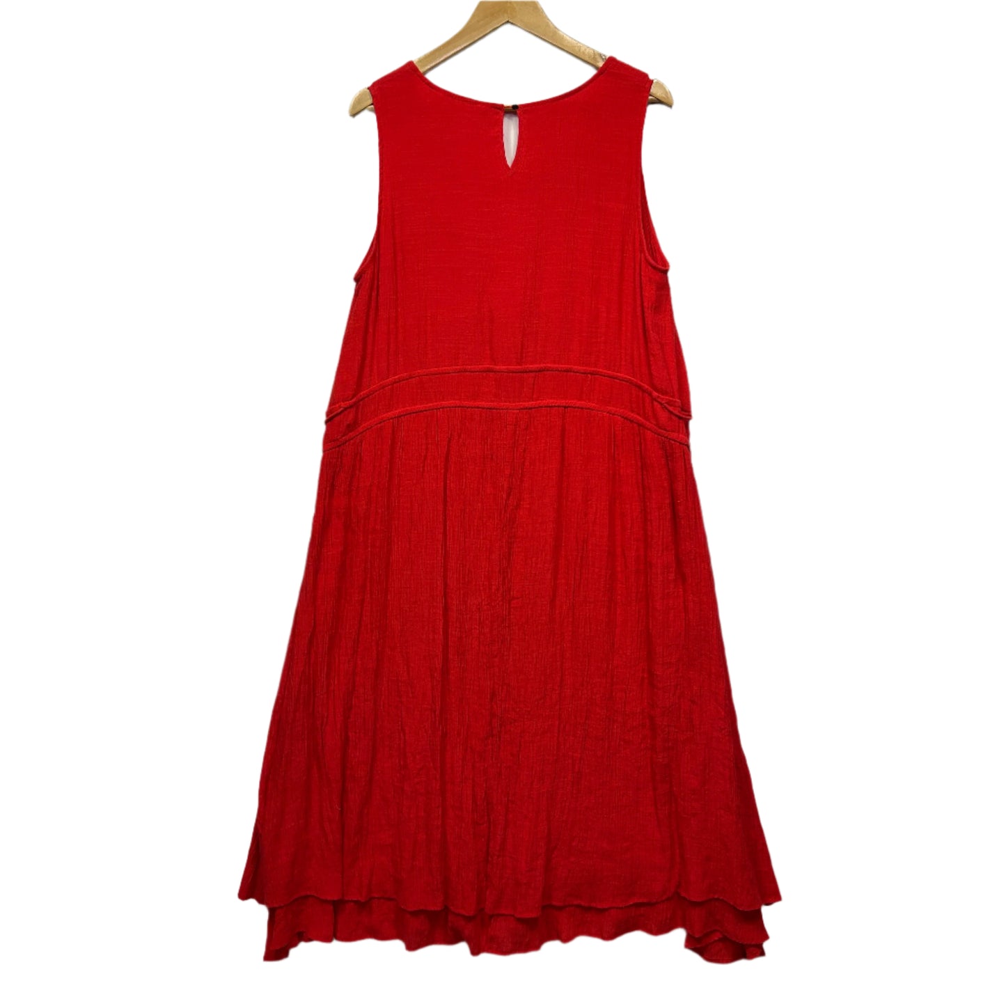 Virtuelle Maxi Dress Size 16 Sleeveless Viscose Layered