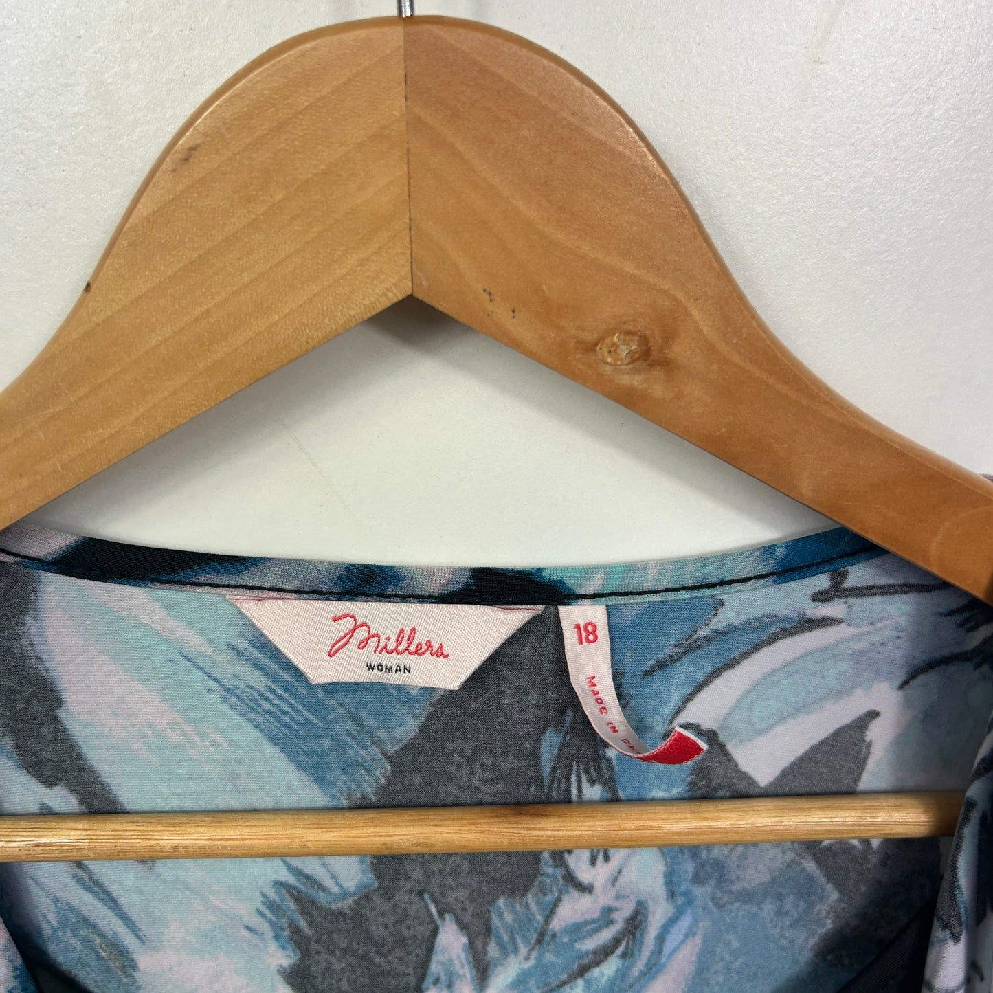 Millers Multicoloured Floral Print Kimono Top - Size 18