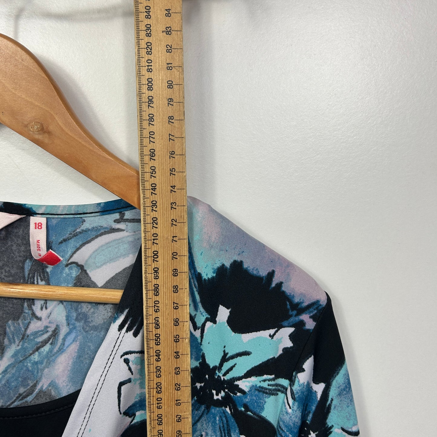 Millers Multicoloured Floral Print Kimono Top - Size 18