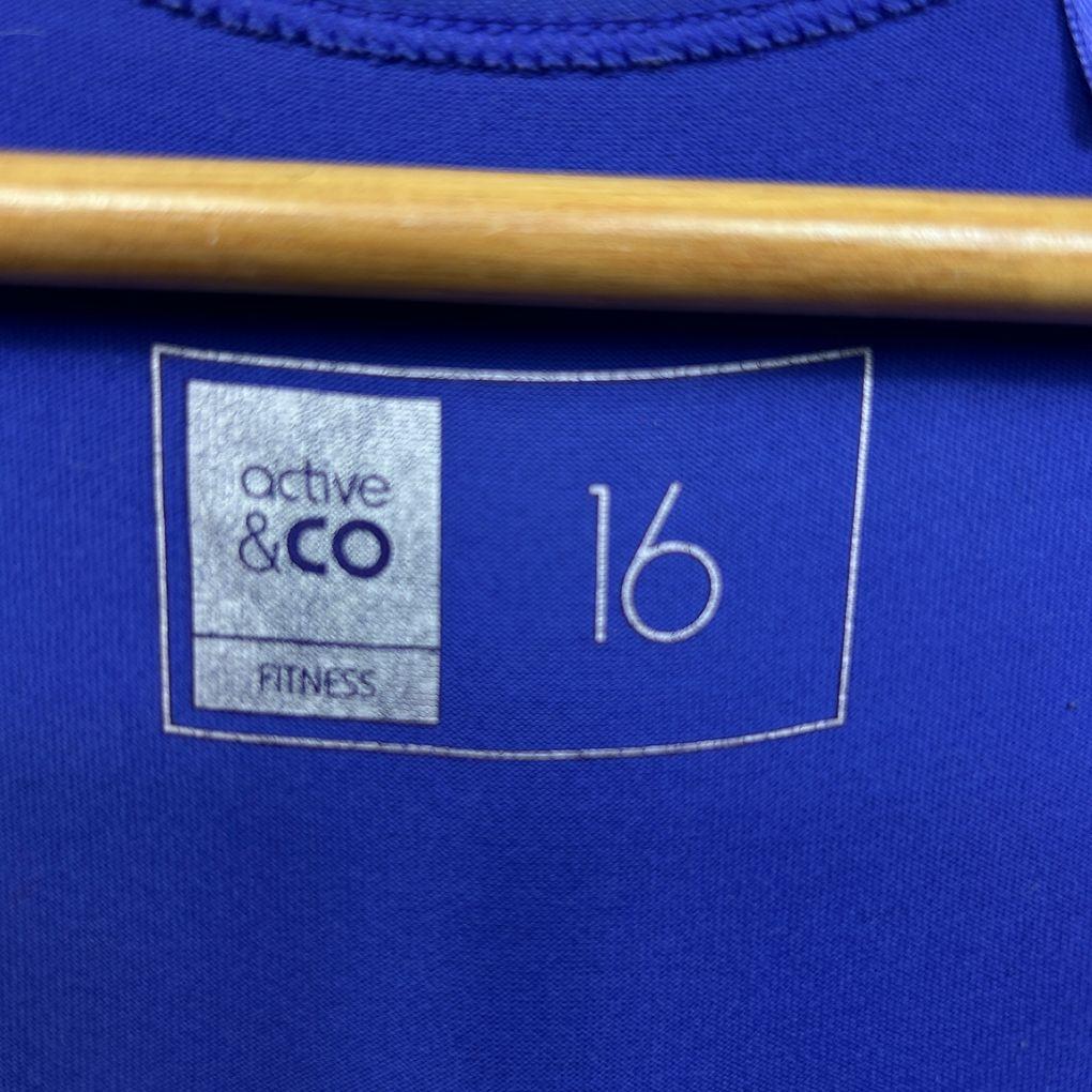 Active & Co Blue Sleeveless Top - Size 16