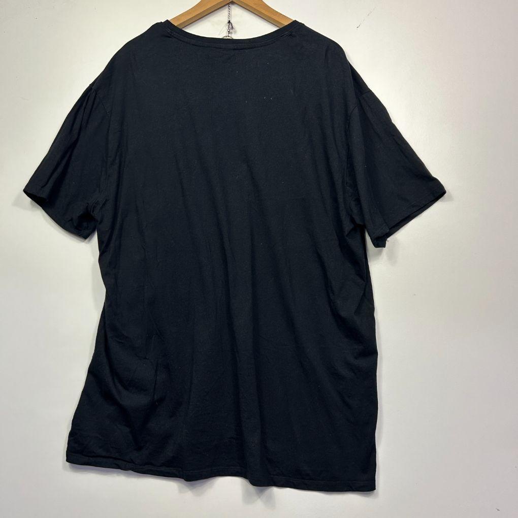 Anko Black Cotton T-Shirt - Size 4XL