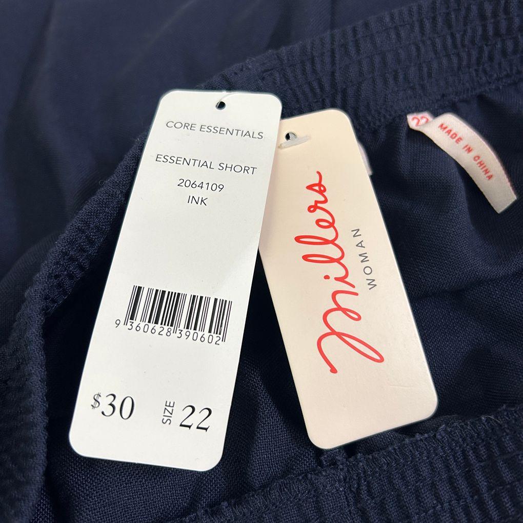 Millers Navy Shorts - Size 22