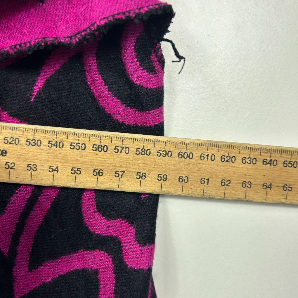 Pink Black Reversible Top Jumper Shrug - Size 22