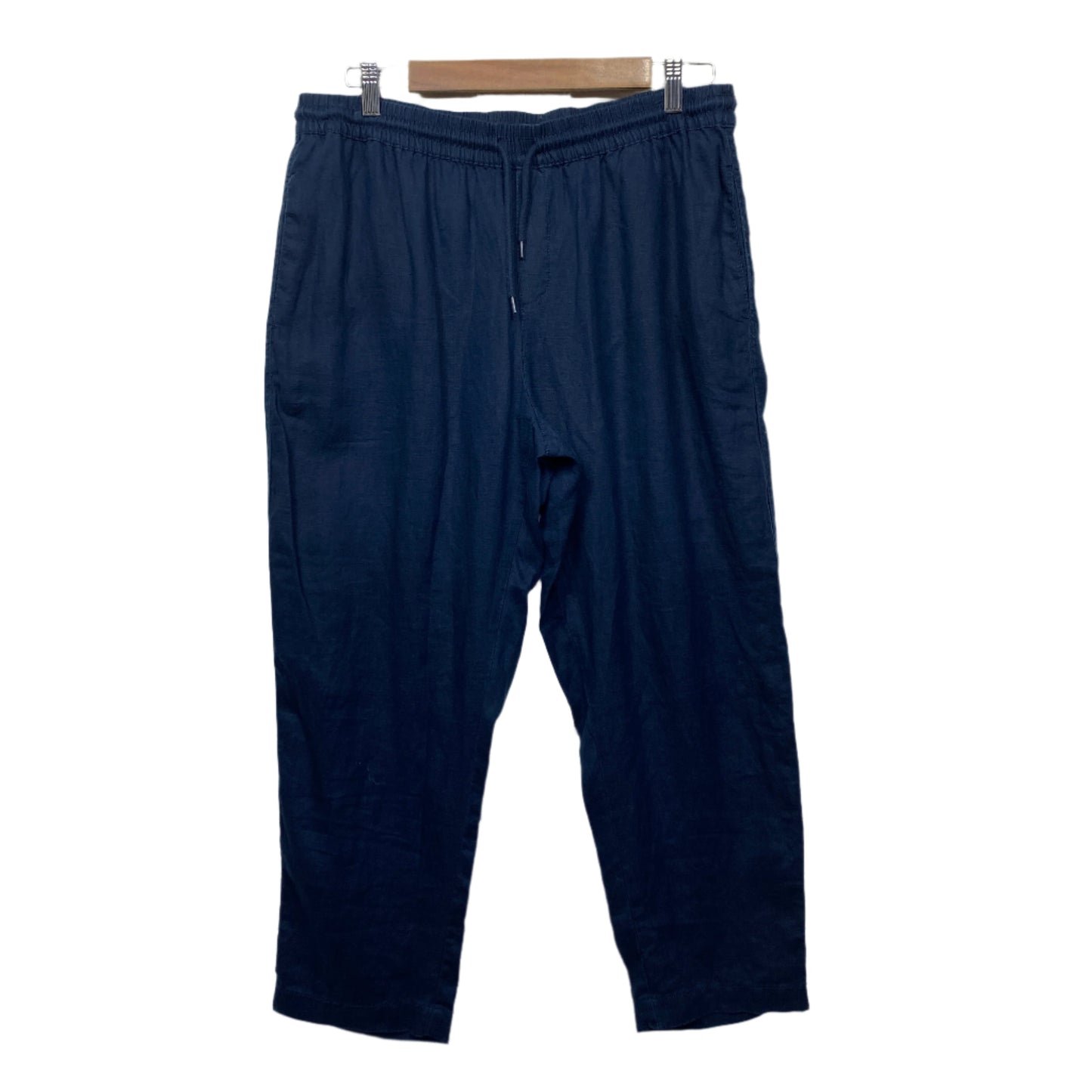 Target Linen Pants Size 14 Navy Pockets