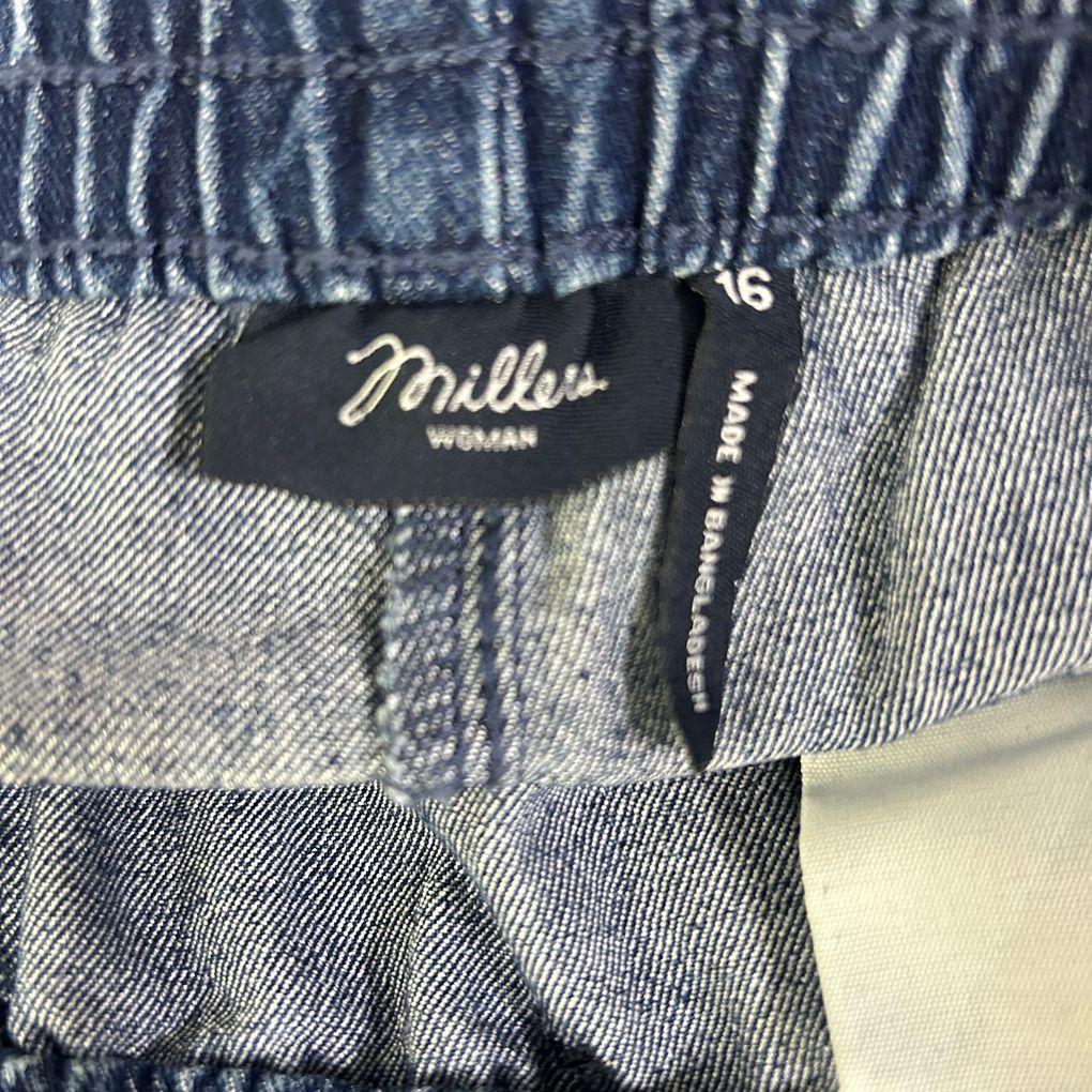 Millers Blue Cropped Denim Pants Jeans - Size 16