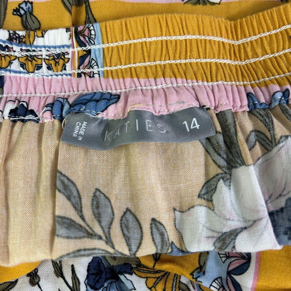 Katies Multicoloured Skirt - Size 14