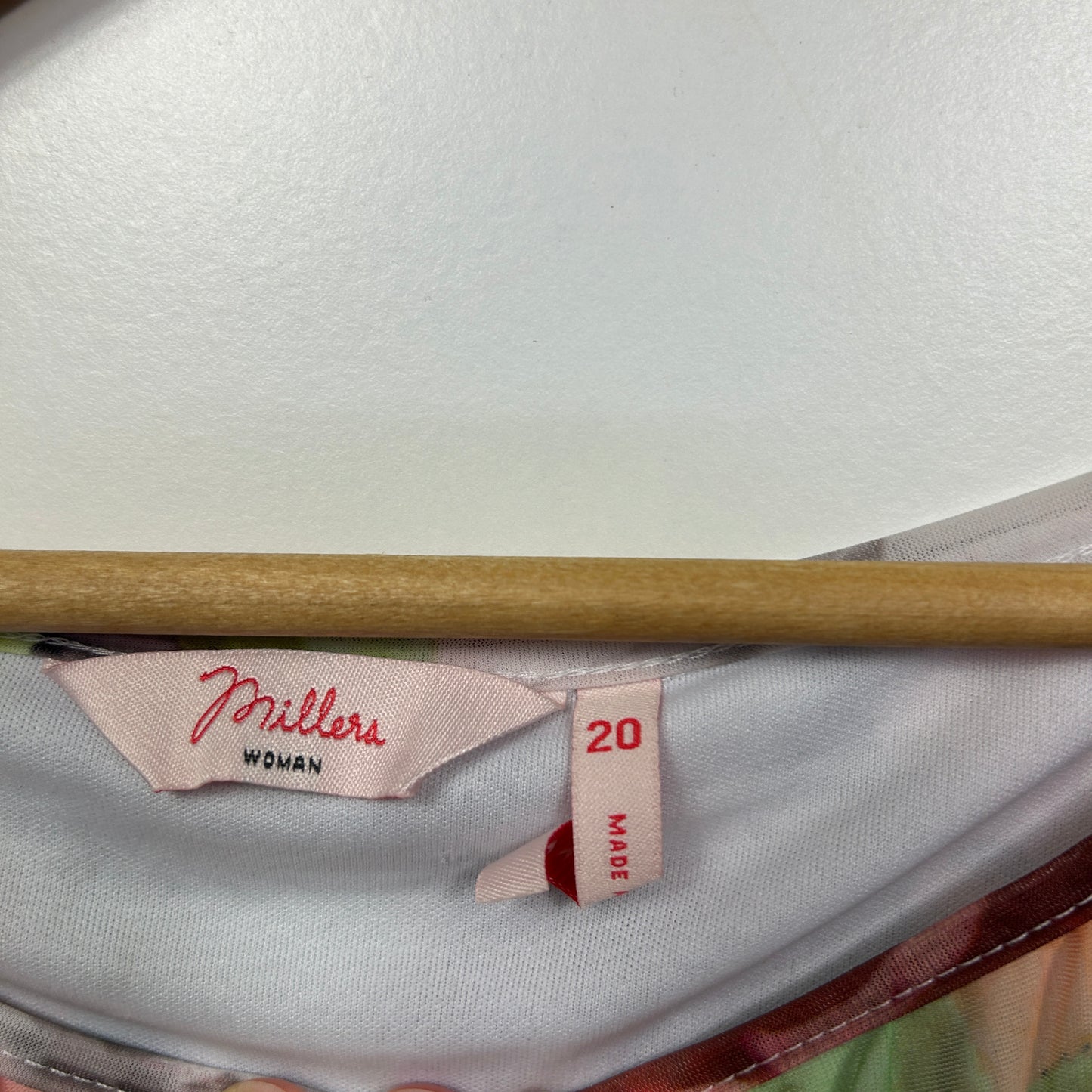 Millers Multicoloured Floral Print Kaftan Top - Size 20