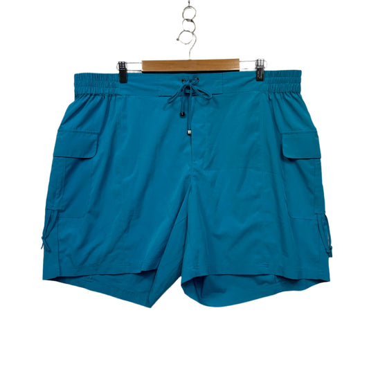 Autograph Swim Boardshorts Size 18 Blue Pockets