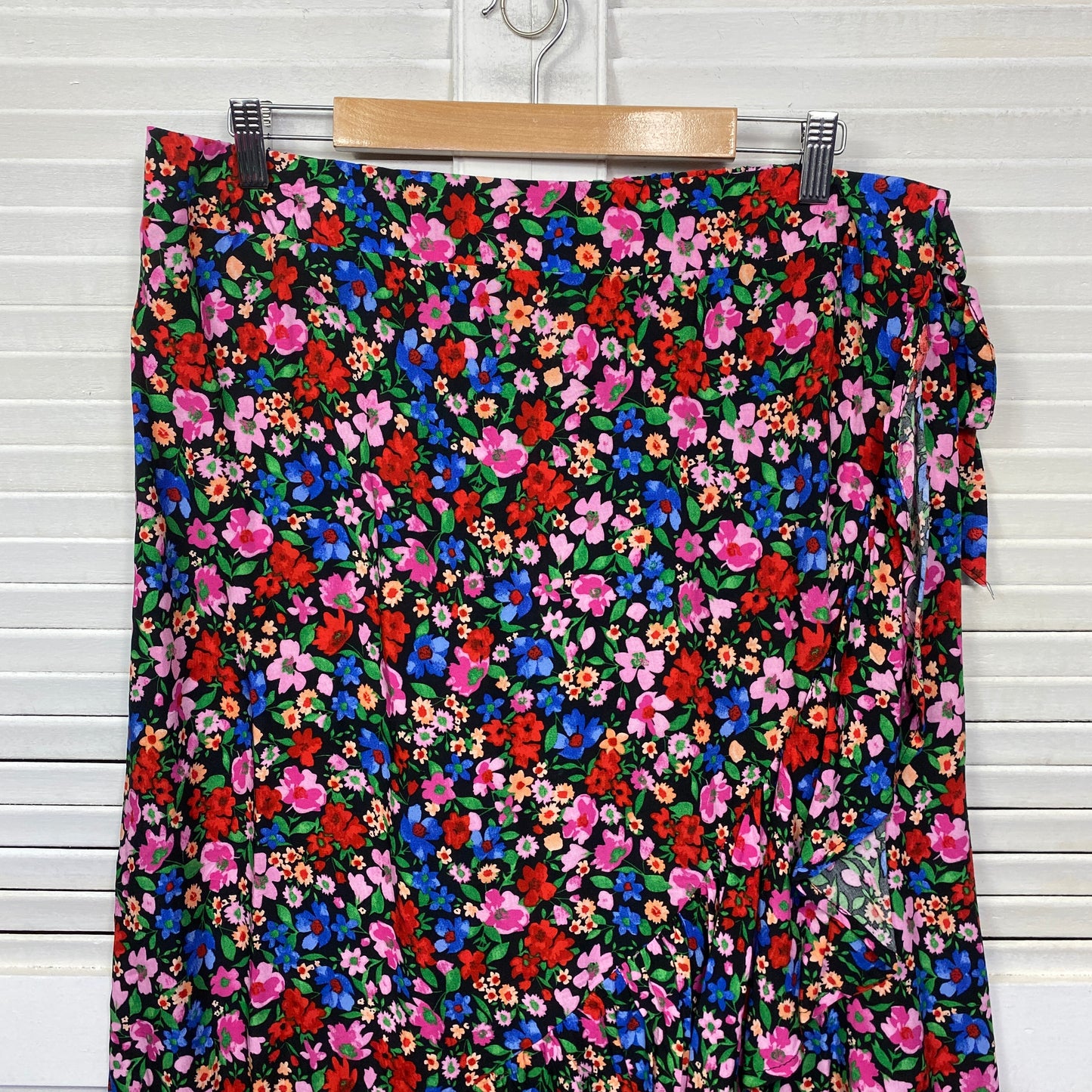 Rivers Maxi Skirt Size 18 Plus Multicoloured Floral