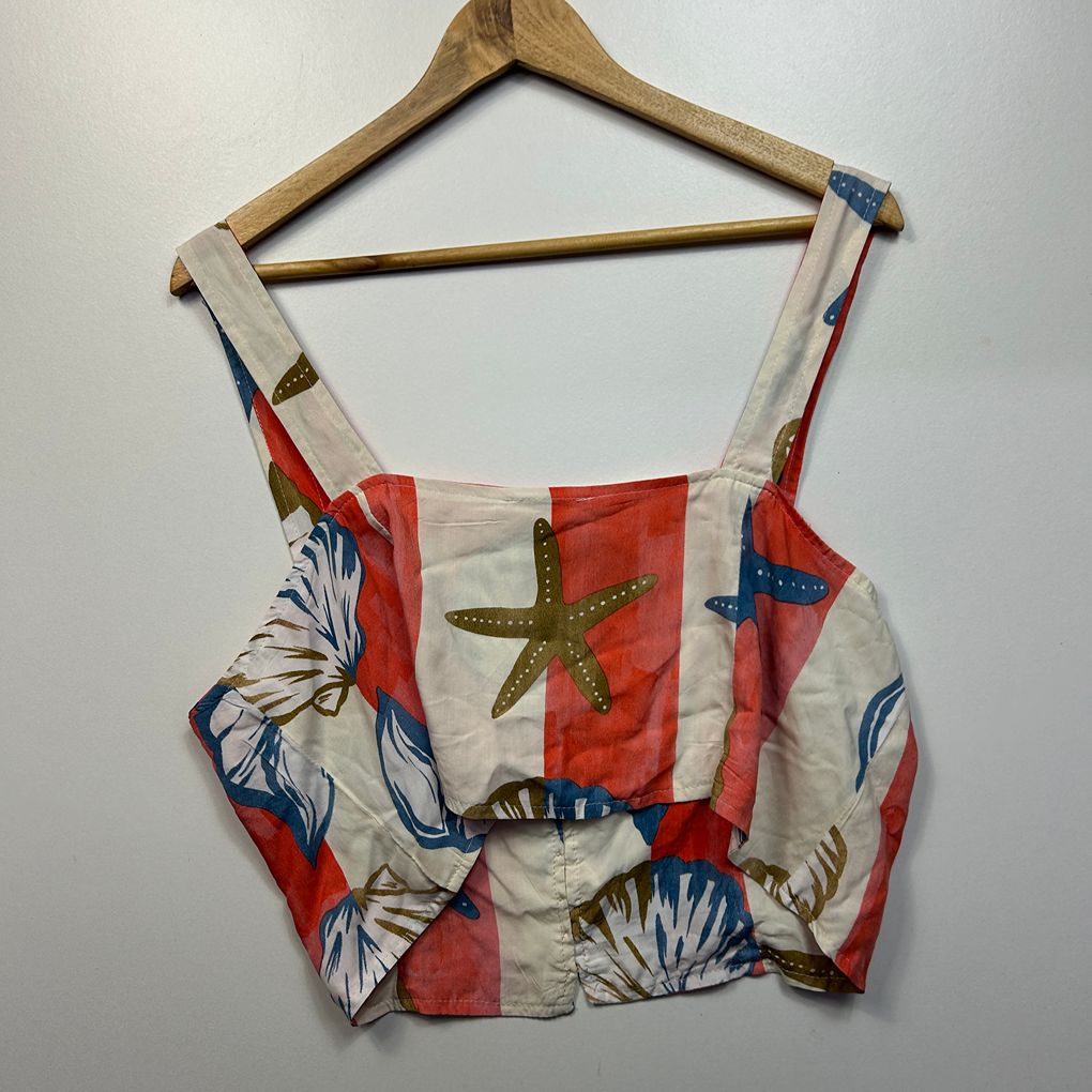 Jaase Multicoloured Crop Top - Size XL