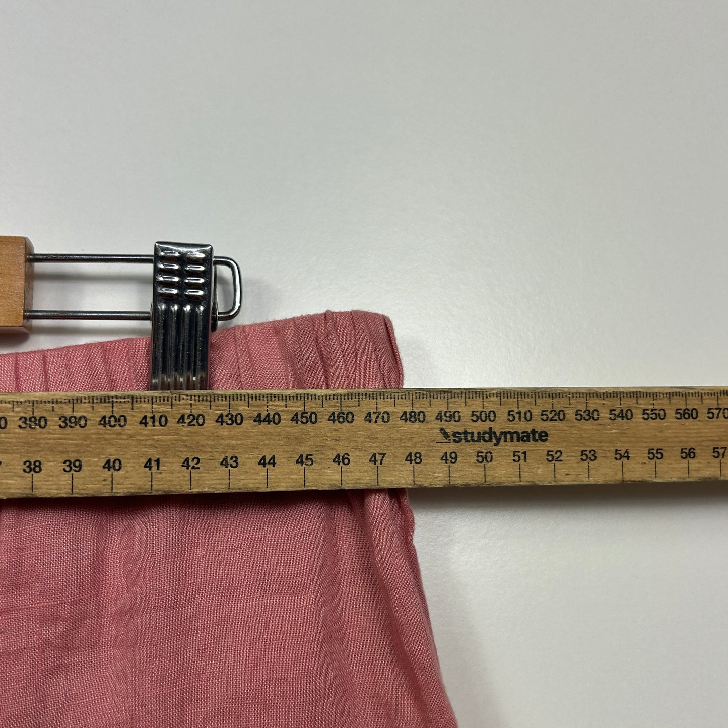 Sussan Dusty Rose Linen Blend Shorts - Size XL